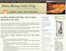 Tablet Screenshot of makemoneygodsway.com